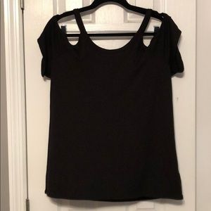 Express cold shoulder top